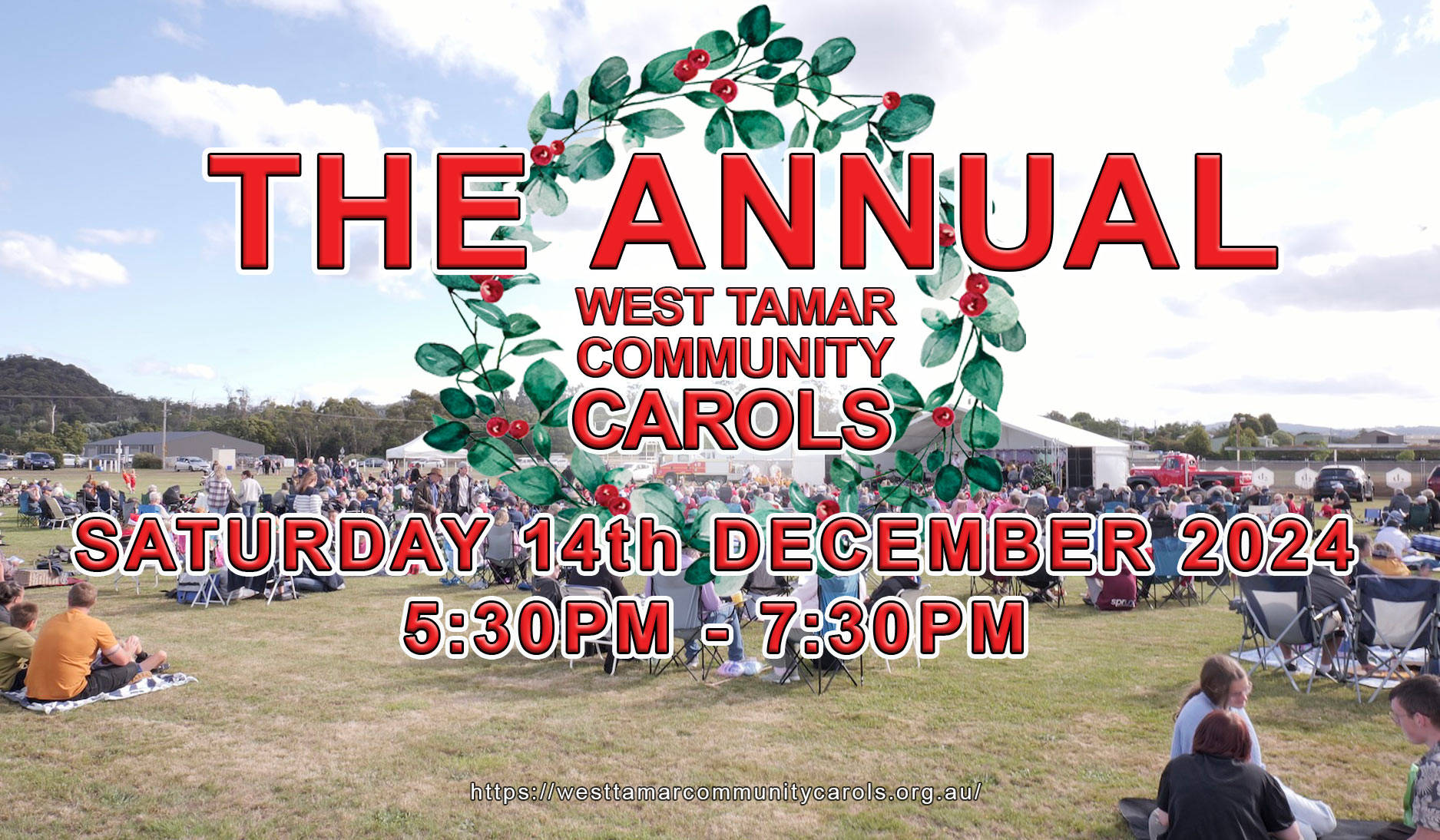 2023 West Tamar Community Carols, Saturday 16th December